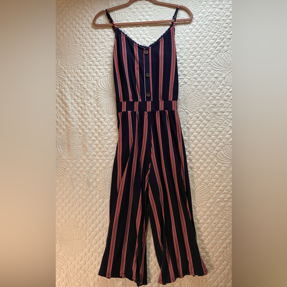 Striped jumpsuit